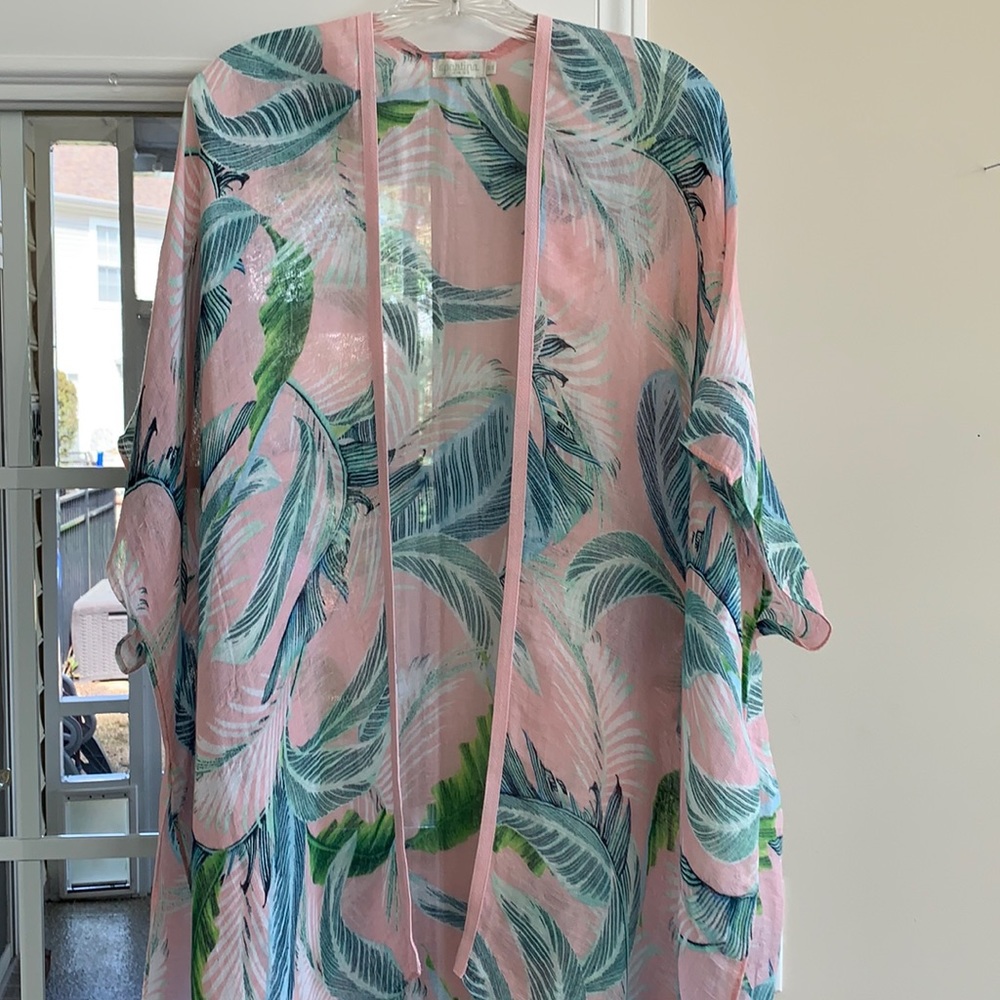Spartina 449 One Size Pink Green cover/cape